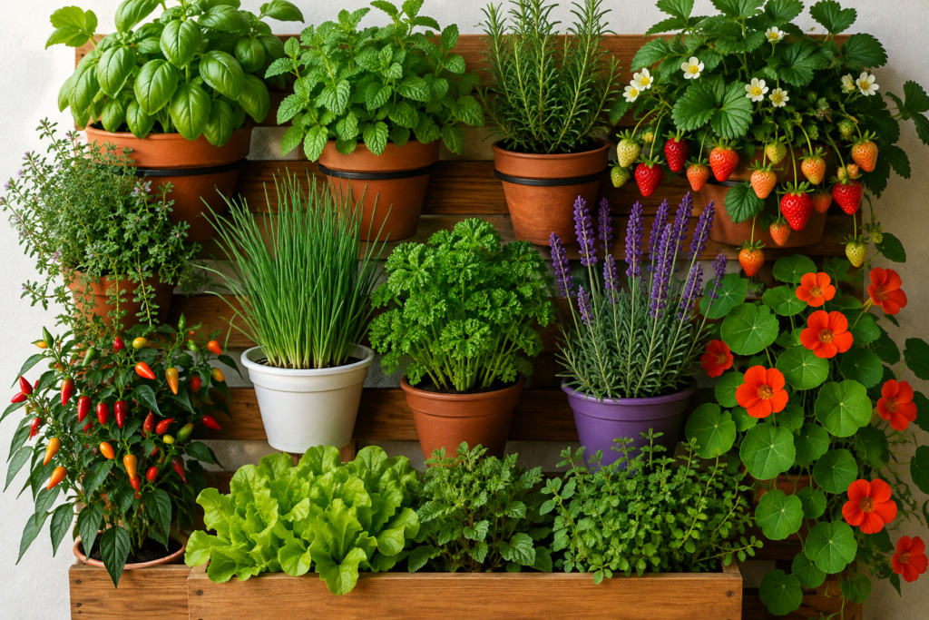 plantas bonitas e produtivas