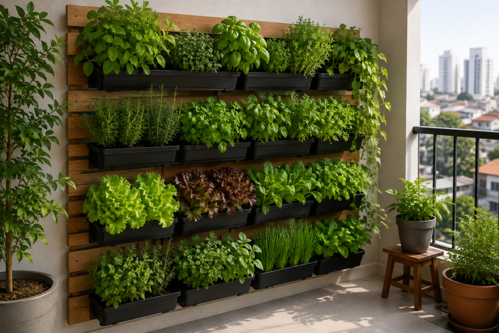 plantas para hortas verticais