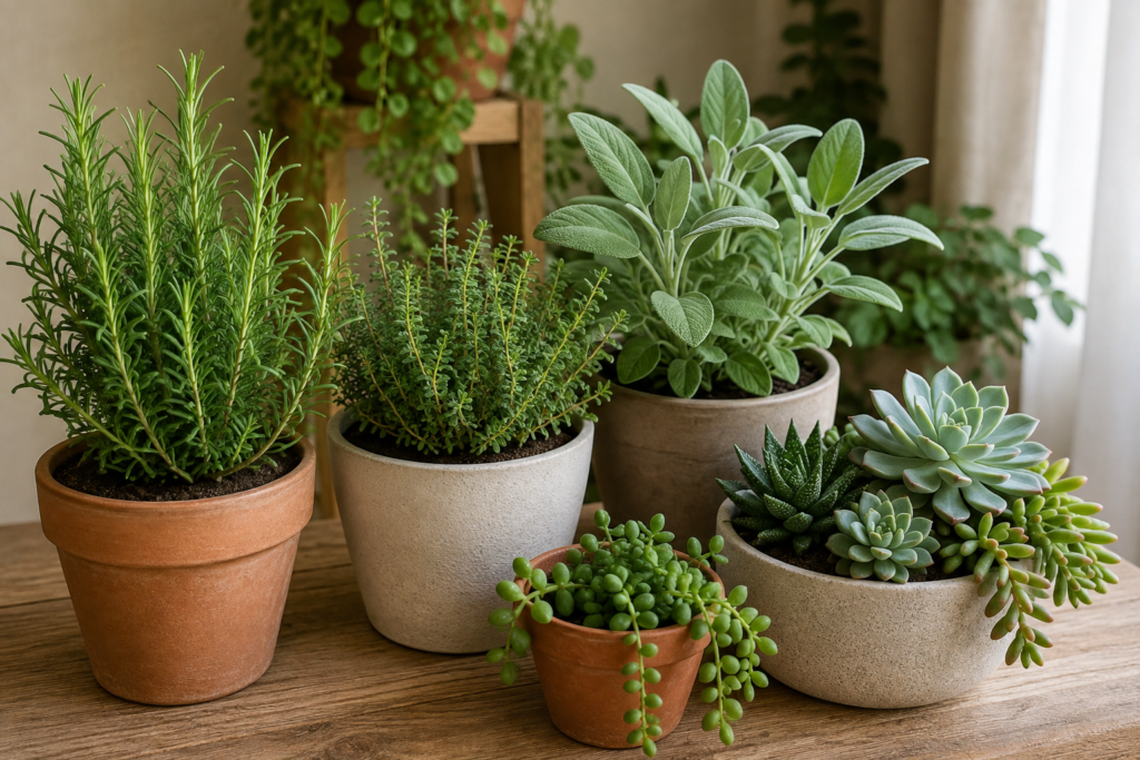 plantas resistentes à falta de água